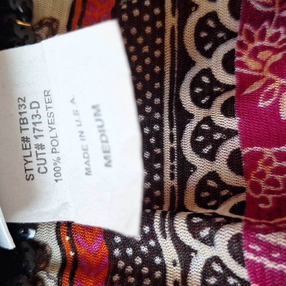 Pre-owned adorable Fashon Bug Blouse w/ tie in back M - Picture 10 of 11